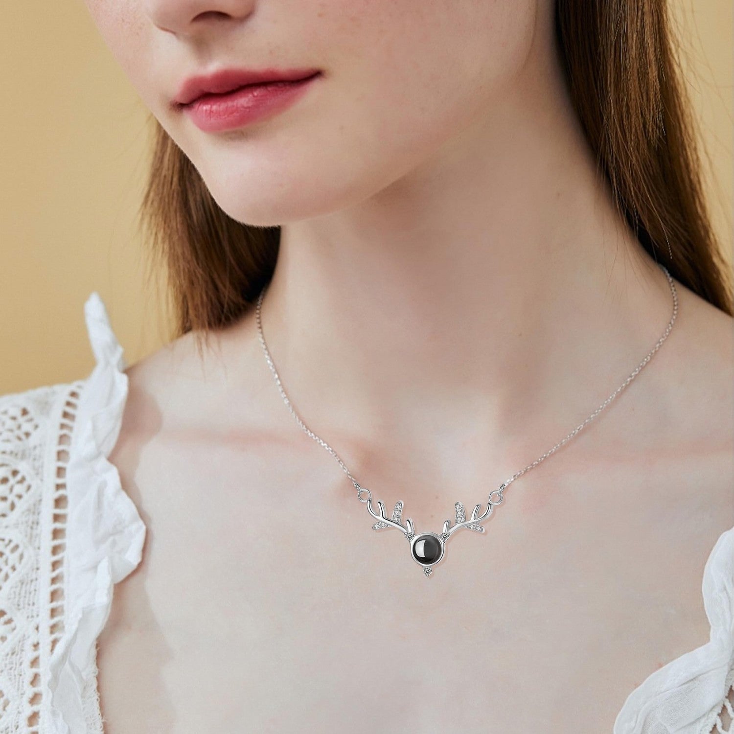 Heart Name Necklace, Sterling Silver 925 or Plated - Personalized Jewelry Gift for Her