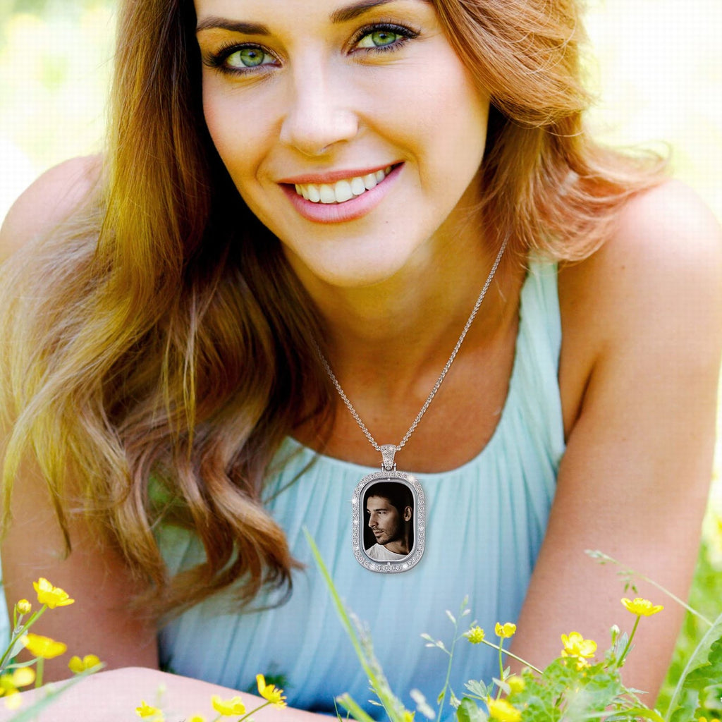 Heaven¡¯s Gift' Blue Agate Cameo Pendant with FREE -Plated Necklace - For Mothers, Cameo, Gift for Her, Gift for Newborn