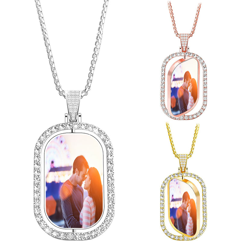 3-Stones Pendant Necklace For Women | Engraved Customized and Personalized Heart Shape Mothers Name Necklace | 925 Sterling Silver | 5MM Heart Gemstone Birthstone | 18 Inch Chain