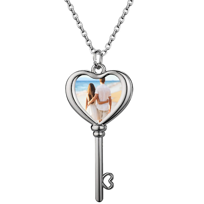 Custom Medallion Photo Necklace, Pet Photo Necklace, Sentimental Keepsake Gift, Memorial Actual Handwriting Jewelry