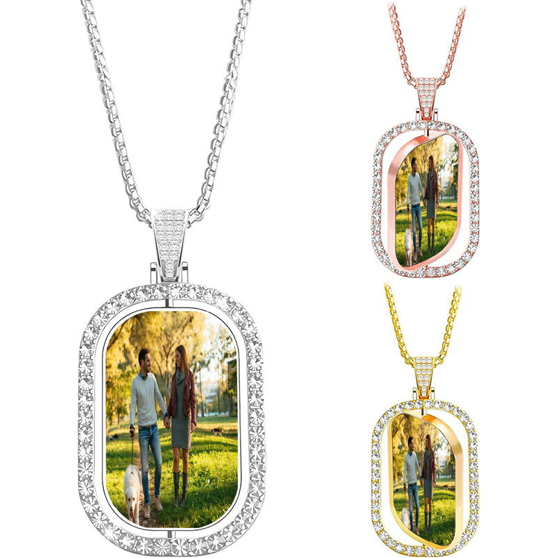 Custom Old English Name Necklace, Cuban Chain, Personalized Gift