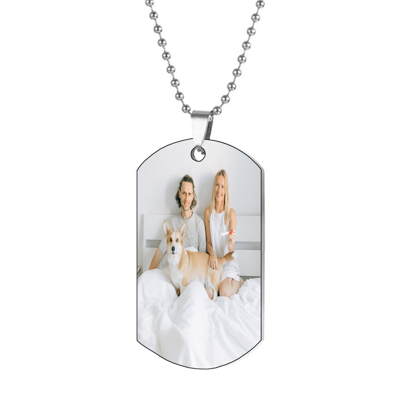 Custom Photo Projection Necklace, Memorial Photo Necklace Gift, Custom Photo Gift, Couple Photo Necklace, Memorial Necklace, Trendy Necklace