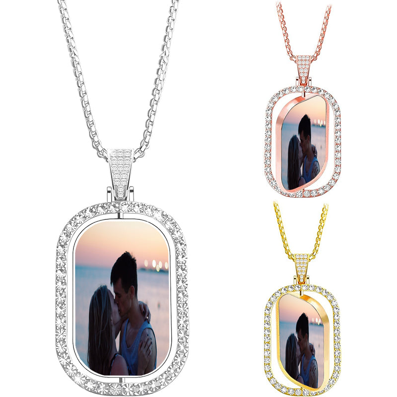 Memorial Jewelry, Memorial Dog tag, In Memory Dog Tag, Dad Memorial Dog Tag, Memorial Necklace, Custom Photo Dog Tag, Sympathy Jewelry Gift