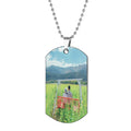 Custom Photo Pendant Necklace: Stainless Steel Memory Keepsake
