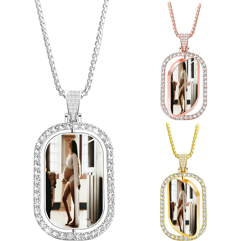 Name Necklace, Old English Name Necklace | Gothic Name Necklace, Goth Necklace | Nameplate Necklace, Personalized Name Necklace