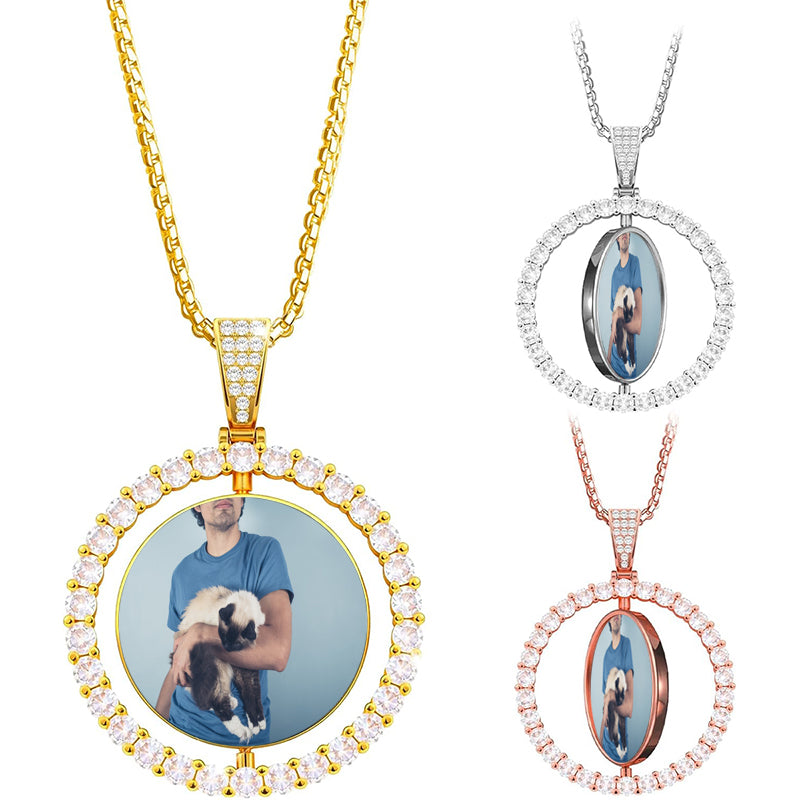 Locket Necklace with Photo, Custom Locket, Engraved Locket, Silver Locket, Gift for Her, Personalized Gift,Personalized Jewelry,Gift for Mom