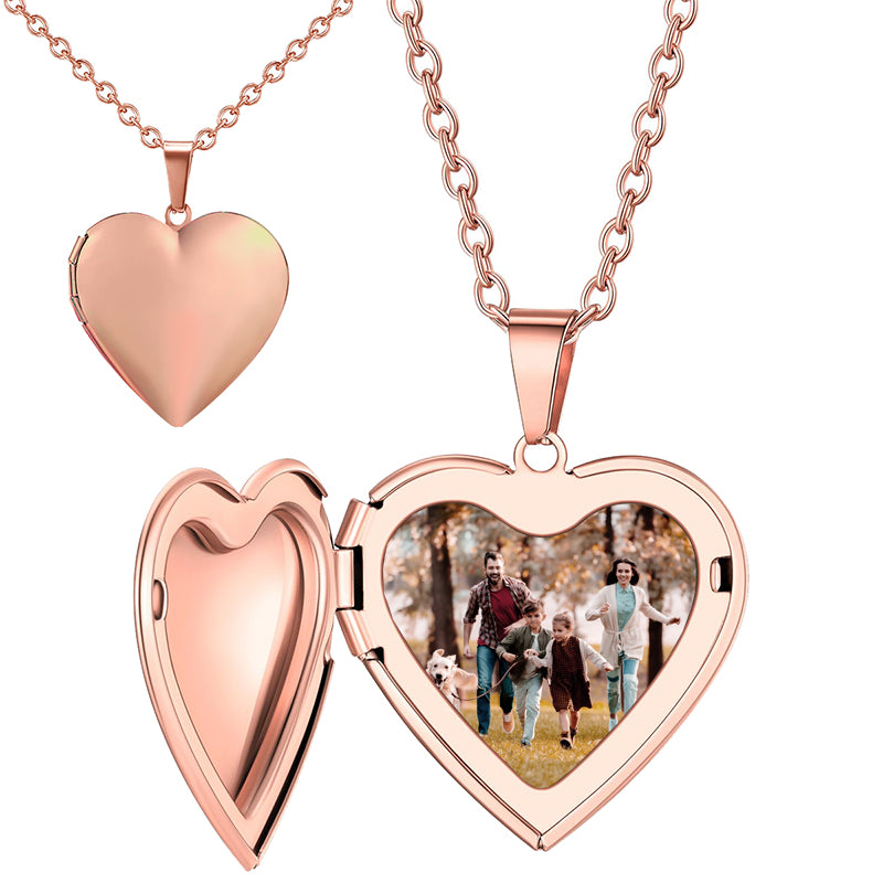 Locket Necklace 925 Sterling Silver Pictures Photo Keep Someone Near to You Custom Lockets Mother's Day Jewelry Personalized Photo Locket Gift