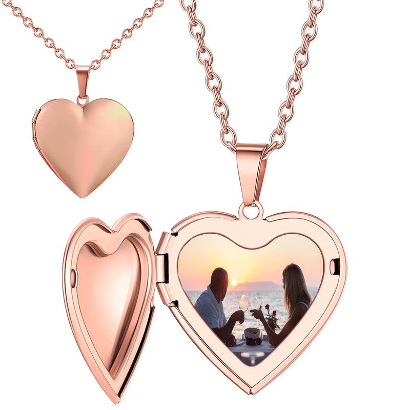 Custom Name Necklace with Photo Projection, Projection Photo Necklace, Birthday Gift, Gift for Her, Anniversary Gift, Gift for Grandma