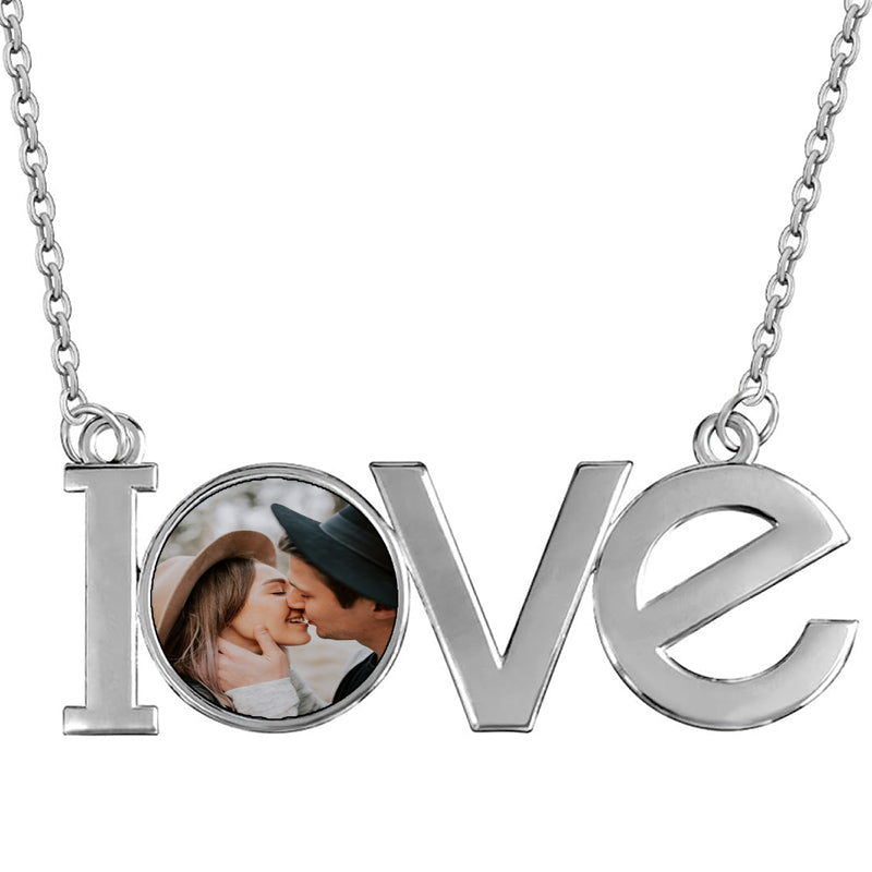 Custom Heart Locket Necklace for Women, Stainless Steel Photo Necklace with Picture inside, Picture Necklace Personalized Photo Jewelry, Birthday Christmas Gifts for Wife Mom Women