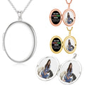 GICOHI 100 PACK Custom Your Image Necklace Display Cards,Jewelry Display Cards with Customized Text