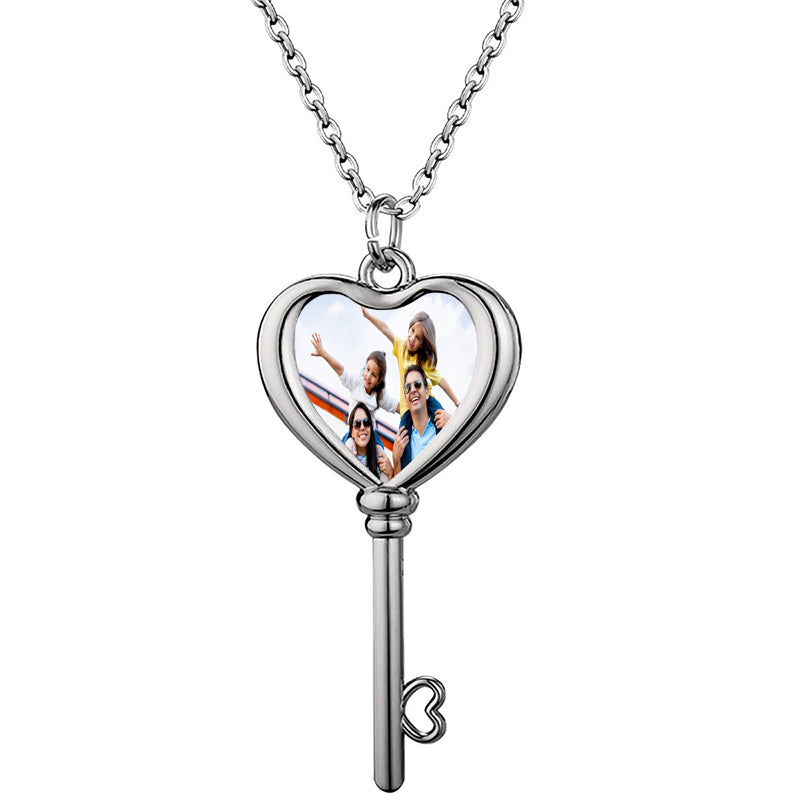 Custom Cube Necklace for Women 4 Sides Personalized Necklace 3D Bar Necklace Personalized 3d Necklace Personalize Valentines Day Gift Mom