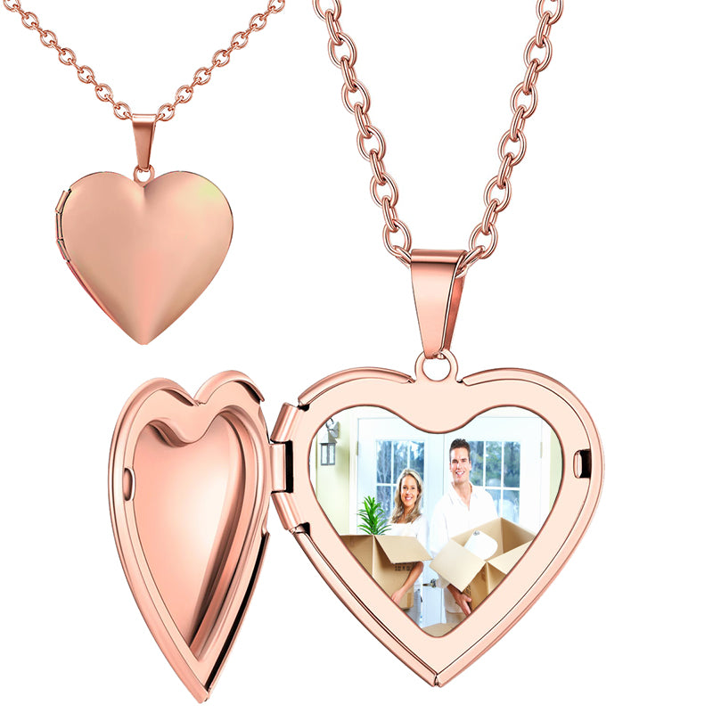 Custom 3D Photo Projection Necklace: Titanium Steel Bar, Personalized Gift