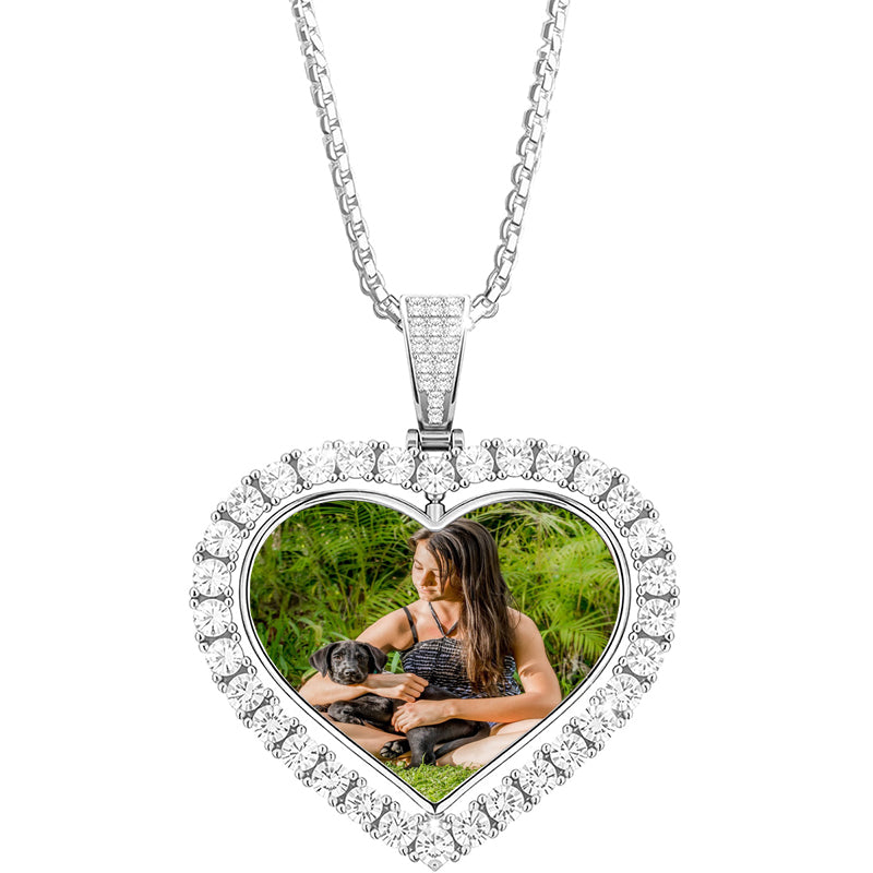 Double Name Necklace: Personalized Bling Nameplate Necklace, Custom Jewelry Gift