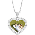 Engraved Photo Pendant Necklace: Personalized Pet & Handwriting Memorial