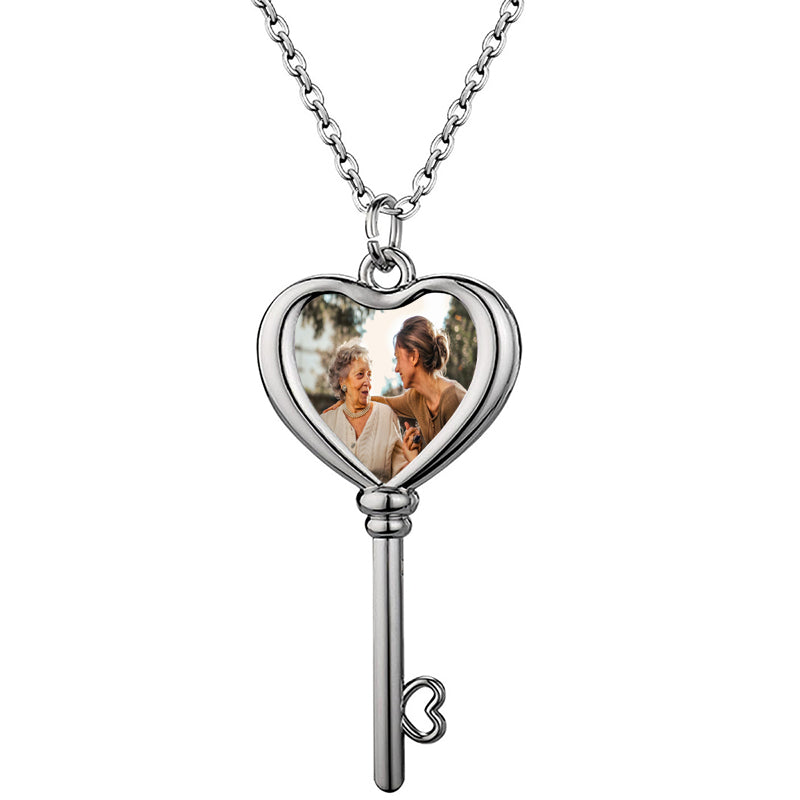 Initial Necklaces for Women, 13mm Symbol or Flower Disc with 6mm Initial Charms, Sterling Silver, Filled & Rose Filled Custom Dainty Letter Necklace, Mom Necklace with Kids Initials, Gift for Mom or Her