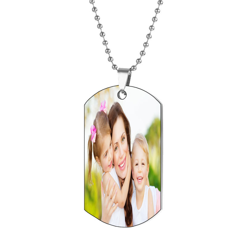 Custom Photo Projection Necklace,Personalized Photo Necklace,Couple Necklace,Memorial Picture Jewelry,Birthday Wedding Graduation Gift