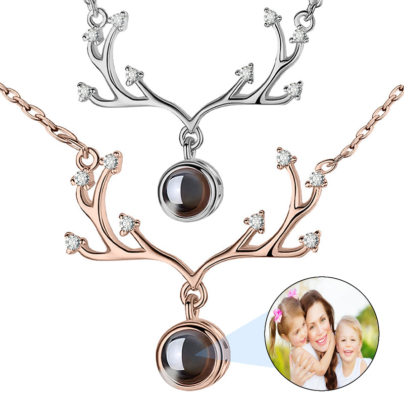 Custom Nameplate Necklace & Hoop Earrings Set: Twist Hoops, Double Nameplate Pendant, Personalized Kids Jewelry