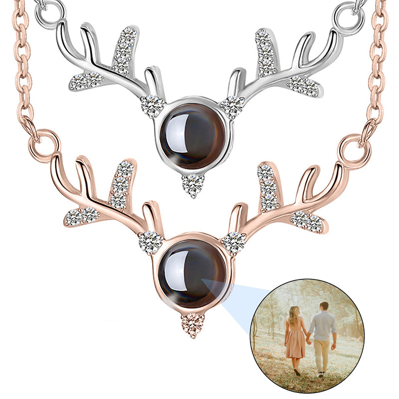 Custom Double Name Necklace & Bamboo Hoop Earring Set, Personalized Jewelry Set, Bling Nameplate