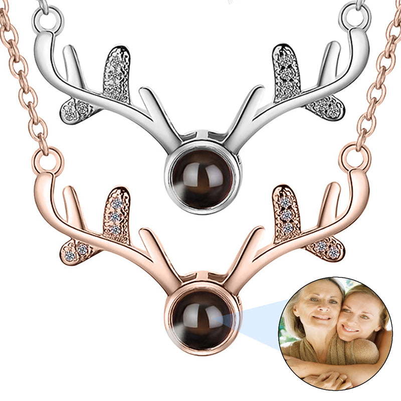 Custom Name and Birthstone Necklace, Personalized Name Necklace in Sterling Silver, , and Rose