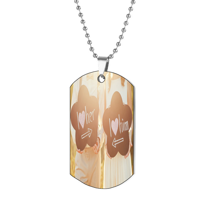 Custom Photo Projection Necklace: Heart Pendant, Personalized Jewelry Gift