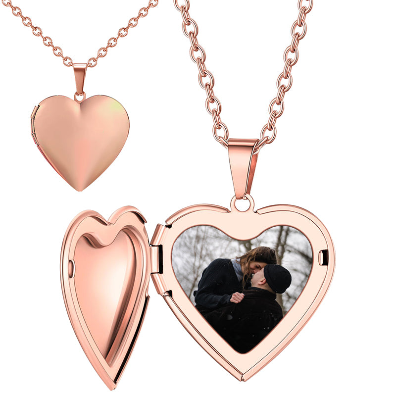 Custom Initial Locket with Photo, Delicate Oval Locket Necklace, Personalized flower Engraved Locket, Gift for Her, Birthday Gift