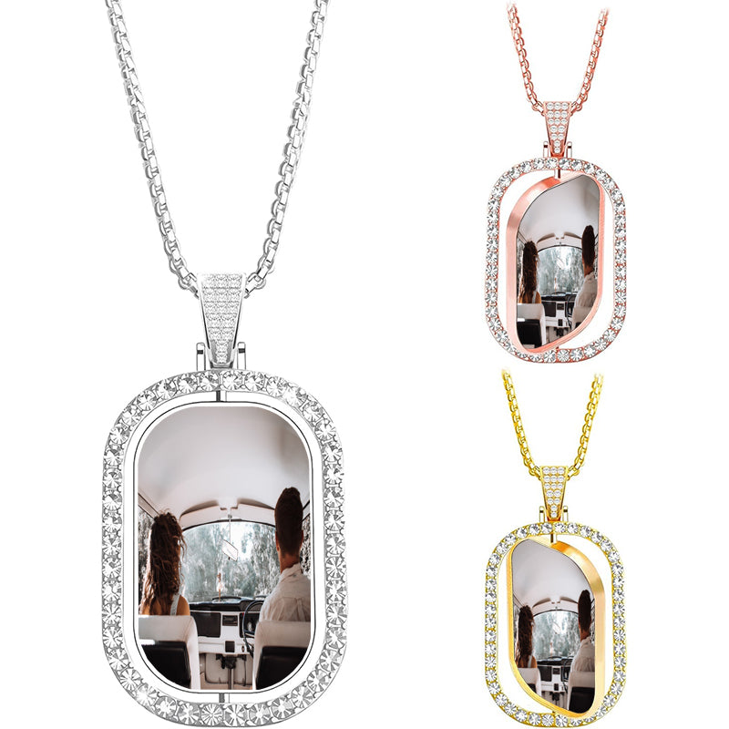 Initial Lock Necklace For Women Plated Dainty Paperclip Padlock Pendant Necklaces Personalized Letter A-Z Jewelry