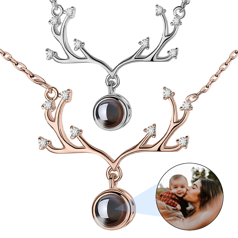 Custom Mama Projection Image Necklace, Pendant Photo Grandma Necklace, Projection Necklace, Projection Necklace, Gift For Her