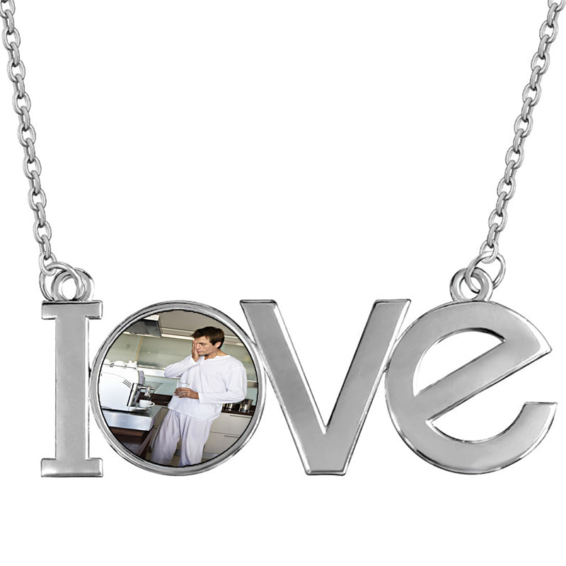 Custom Personalized Dog Tags with Your Picture ? Photo Dog Tag Necklace ? Titanium Steel Photo Dog Tag Pendant ? Boyfriend Gift for Him