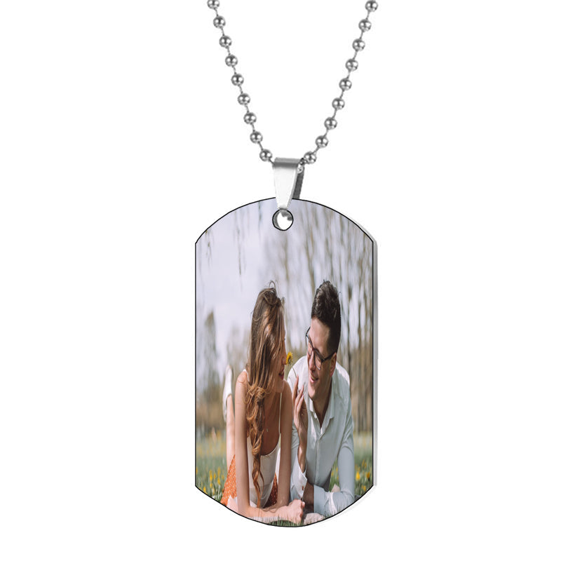 Initial Letter Necklace with Mother of Pearl Inlay