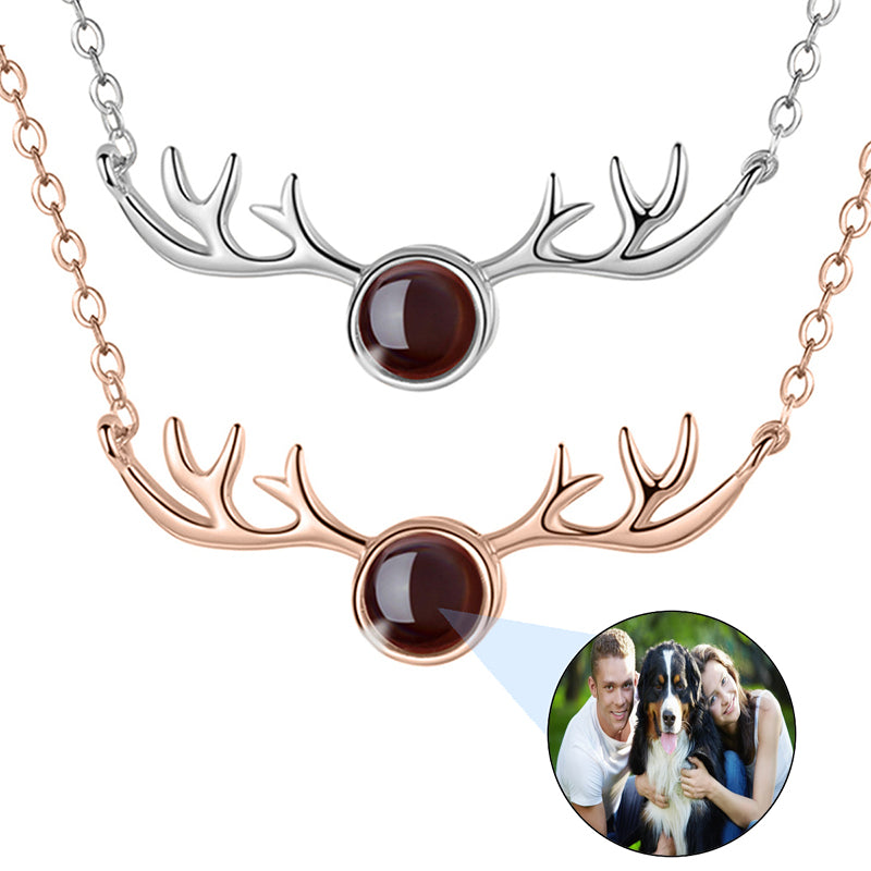 Custom Picture Engraved Necklace Real Plated Stainless Steel Pendant Minimalist Jewelry Personalized Keepsake for Her Mom Memorial