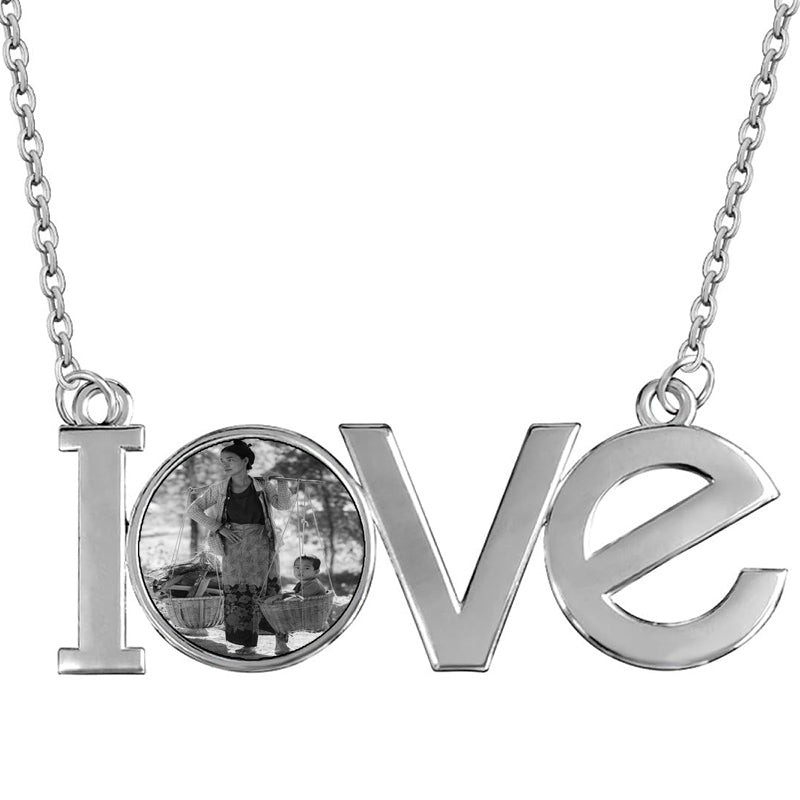 Engraved Quote Necklace ? Personalized Message, Sterling Silver,