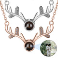 3D Crystal Photo Customized Gifts Necklace