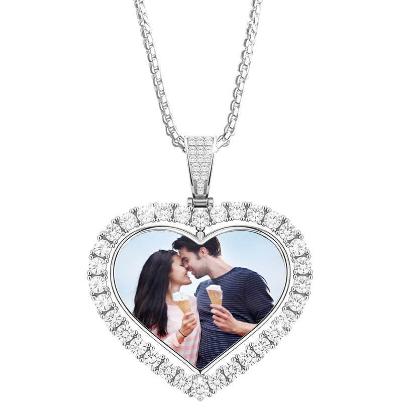 Name Necklace Real White Violet Style