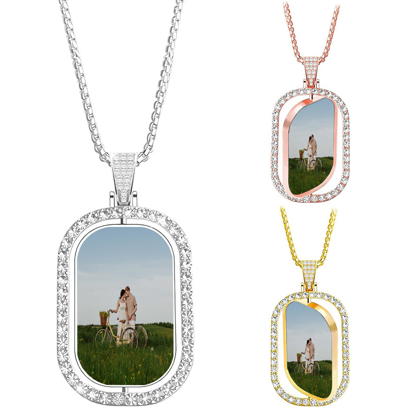 Dainty Cursive Name Necklace: Filled Paperclip Chain