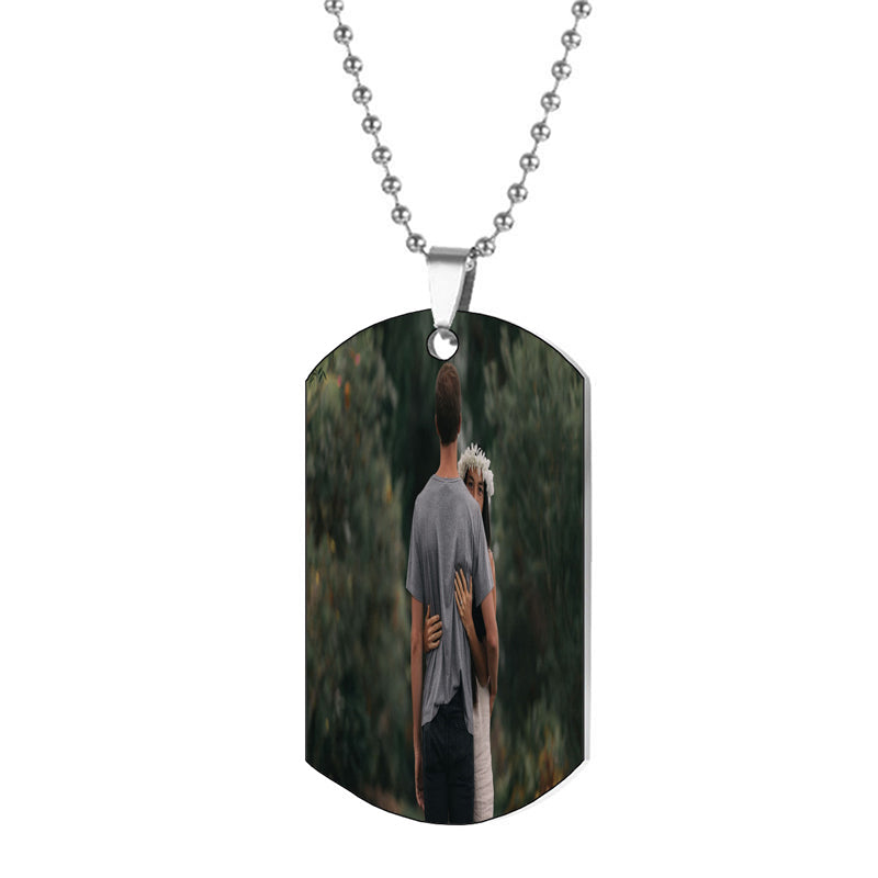 I Love You Necklace 100 Languages Custom Photo Necklace Projection Necklace 925 Sterling Silver Cross Pendant Necklace for Women Girls