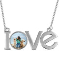 Custom Photo Pendant Necklace, Heart Photo Necklace, Custom Picture Necklace, Custom Photo Necklace Christmas, Photo Heart Pendant