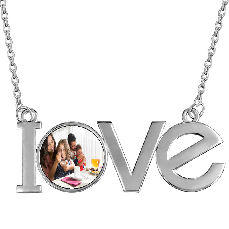 Custom Text Hammered Name Necklace: Personalized Inscription Pendant Brass or Silver