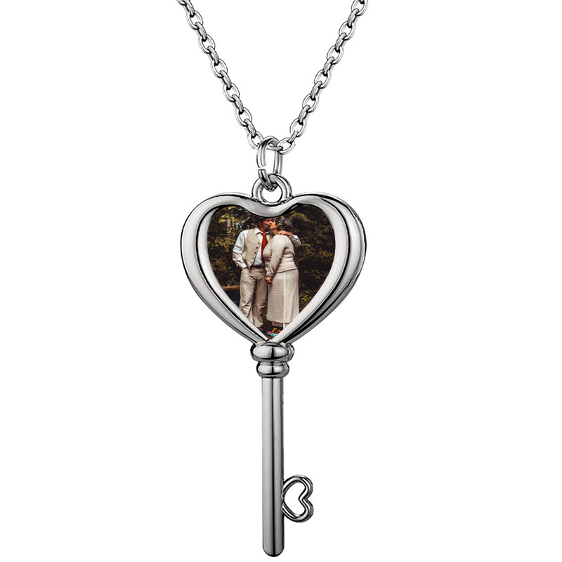 Engraved Photo Necklace, Picture Necklace, Photo Dog Tag Necklace, To My Son Dog Tag Necklace, Graduation Gift, Gift for Son from Dad Mom