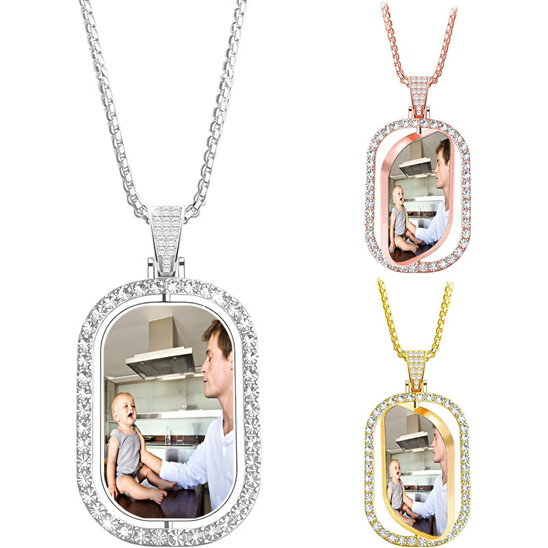 Custom Personalized Jewelry Minimalist Silver or Birthstone Pendant handwriting text personalized gift perfect for mom memorial gift