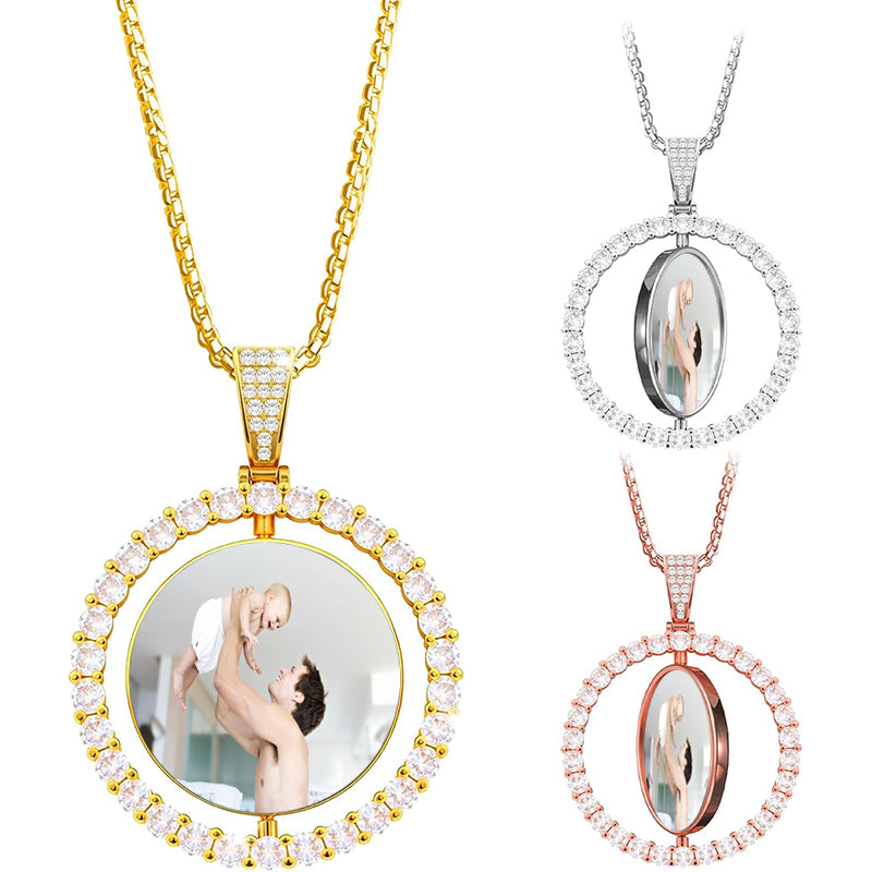 Bubble Letter Necklace for Women, Plated Charm Initial Necklaces Dainty Custom Name A-Z Personalized Pendent Necklace Jewelry Christmas Gifts