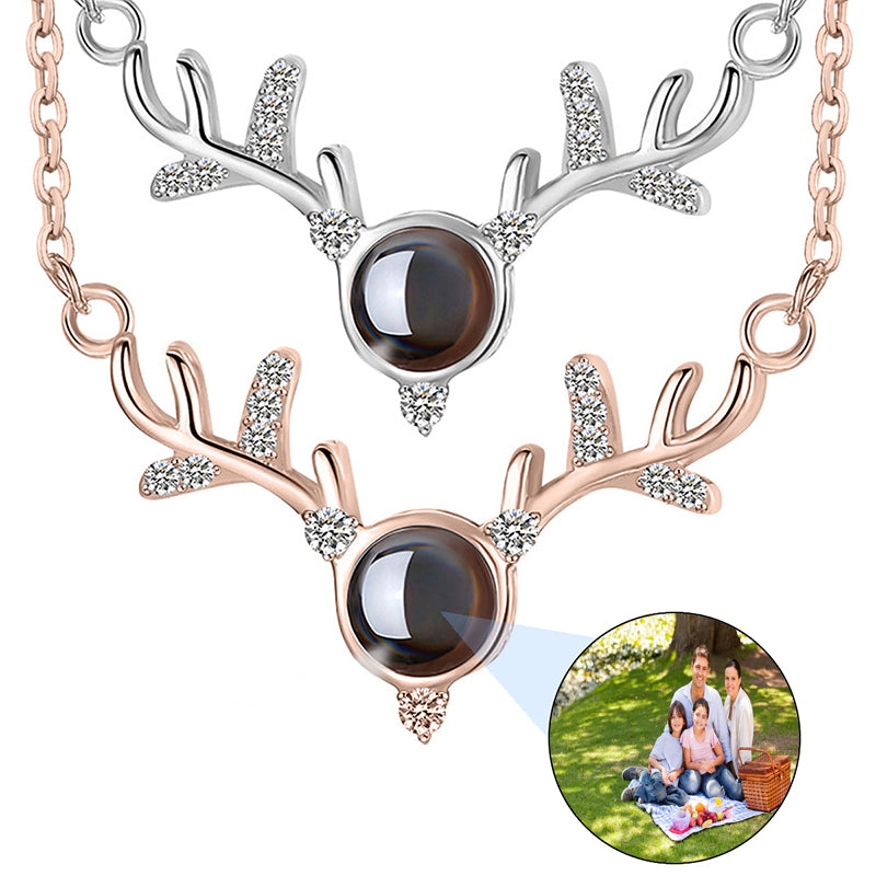 Fox Necklace, Name Necklace, Personalized Fox Necklace With Name And Birthstone. Minimalist Jewelry For Women. Elegant Animal Necklace Gift