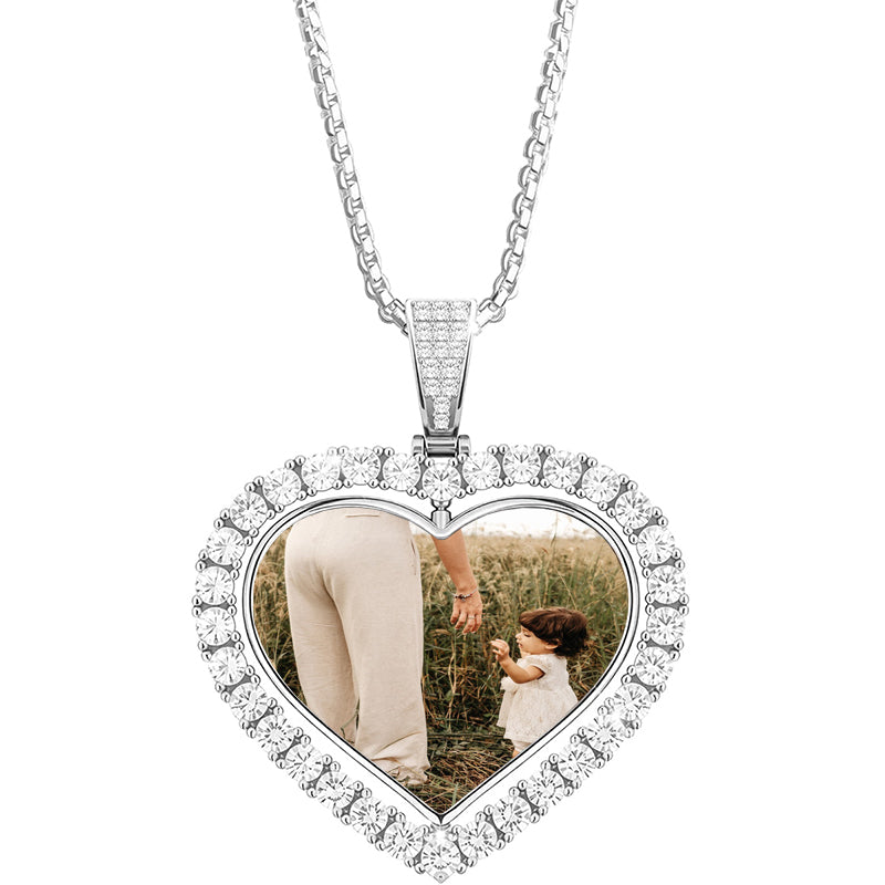 Bling Double Name Plate Necklace: Personalized 3D Jewelry