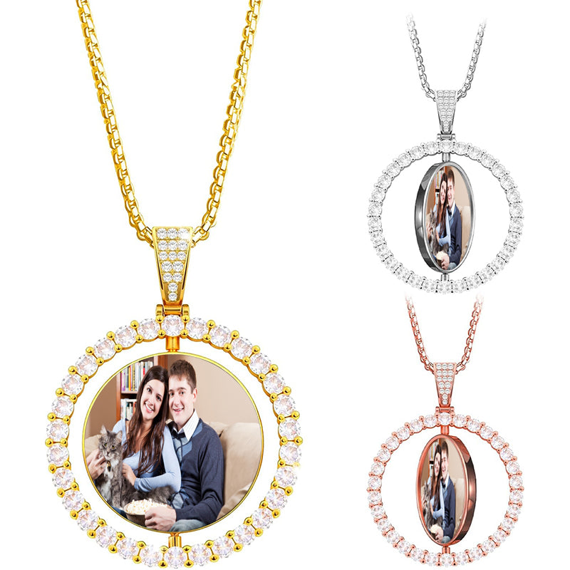 HhdvdyWgd Jewelry Display Holder Vintage Necklace Elegant Earring Holder & Necklace Stand for Women, Baroque Photo Frame Organizer with Velvet Backing, Wedding Gift & Mother¡¯s Day Present