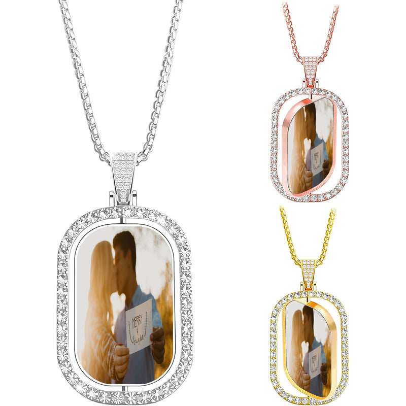 (1) One Pendant "Bottom" or "Top" Comical Gay Pride Black Dog Tag Necklace. Men's LGBTQ Gay Pride Jewelry