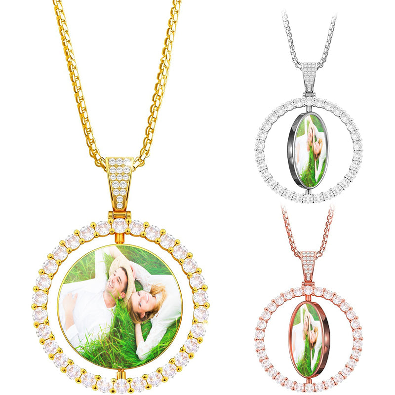 Filled Initial Necklace: Personalized Letter Pendant, Tarnish-Free, Christmas Gift