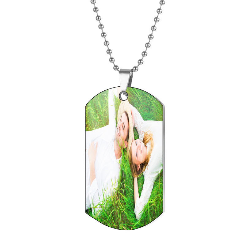 Initial Letter Necklace with Mother of Pearl Inlay