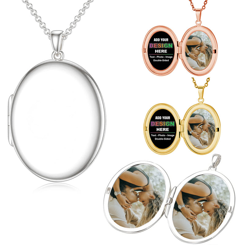 Custom Gothic Font Name Necklace - Sterling Silver 925 - Old English Style Writing - THICK Silver Nameplate Pendant - Women's Silver Jewelry