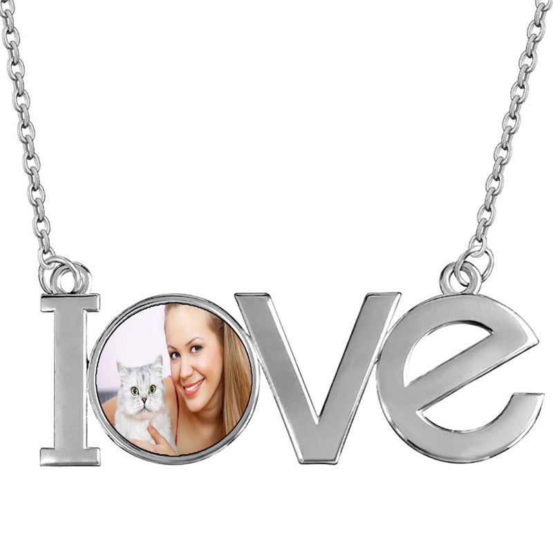 Custom Silhouette Pendant: Personalized Logo Necklace