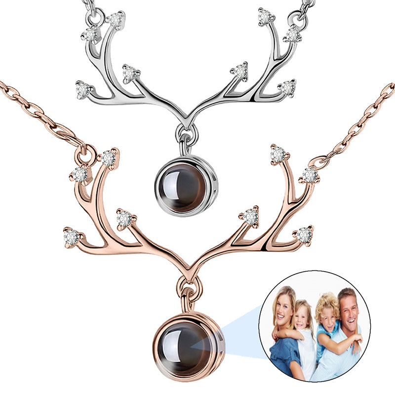 Custom Gujarati Name Necklace | Personalized Name Jewelry Gujarati Script | Silver Rose | Indian Gujarat Gift for Her Him BFF