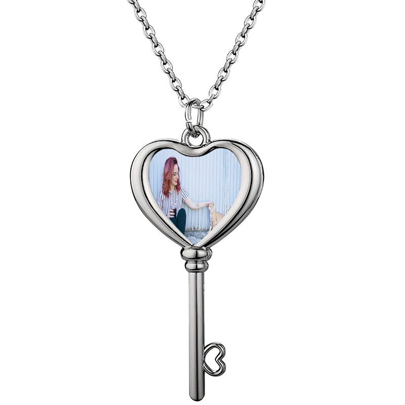 Custom Photo Necklace: Iced Out Cubic Zircon Hip Hop Pendant